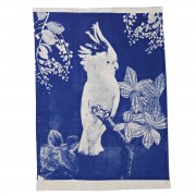 Bonnie and Neil | Tea Towel | Big Major Blue | Linen